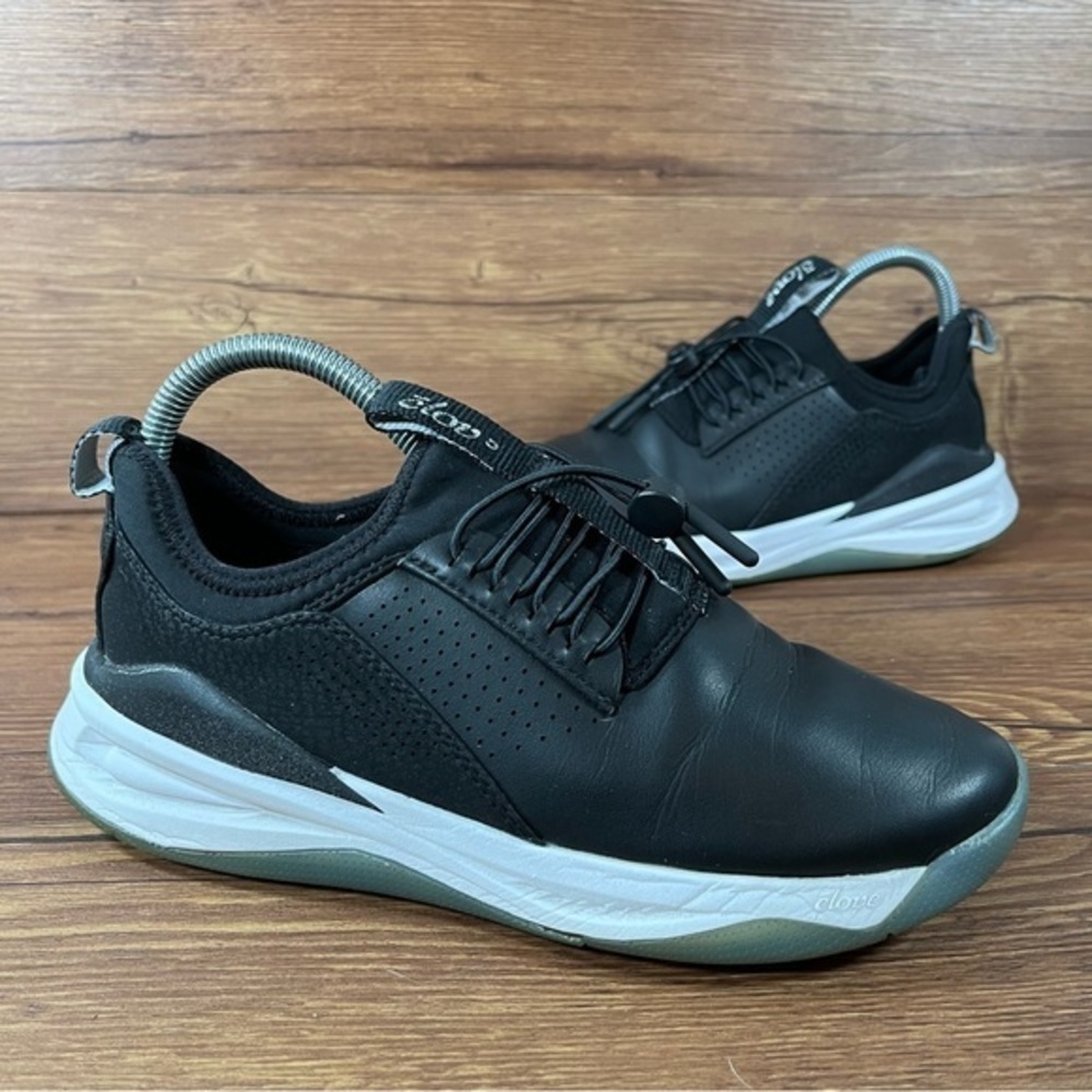 Clove Black Leather Slip-On Nursing Shoes Sneakers Women’s Size 6.5